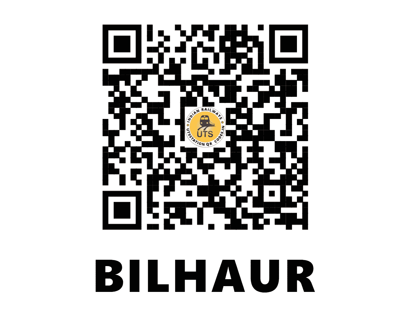UTS QR Code for BILHAUR - BLU (NE - UTTAR PRADESH)